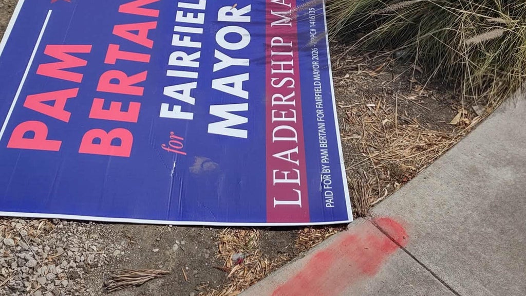 Fairfield police arrest man suspected of vandalizing campaign signs for local elections — CBS Bay Area (KPIX), Sonoma Government news