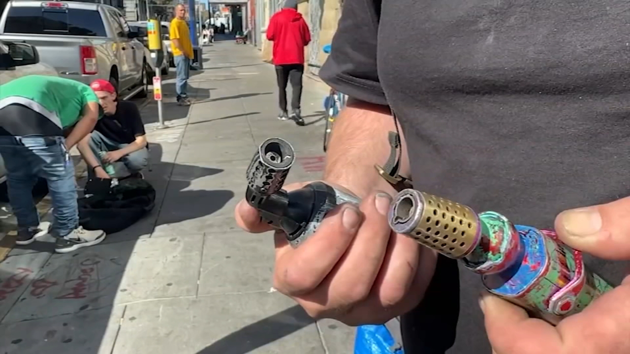 SF considers ban on lockable butane torches often used by drug users
       — ABC 7 Bay Area
