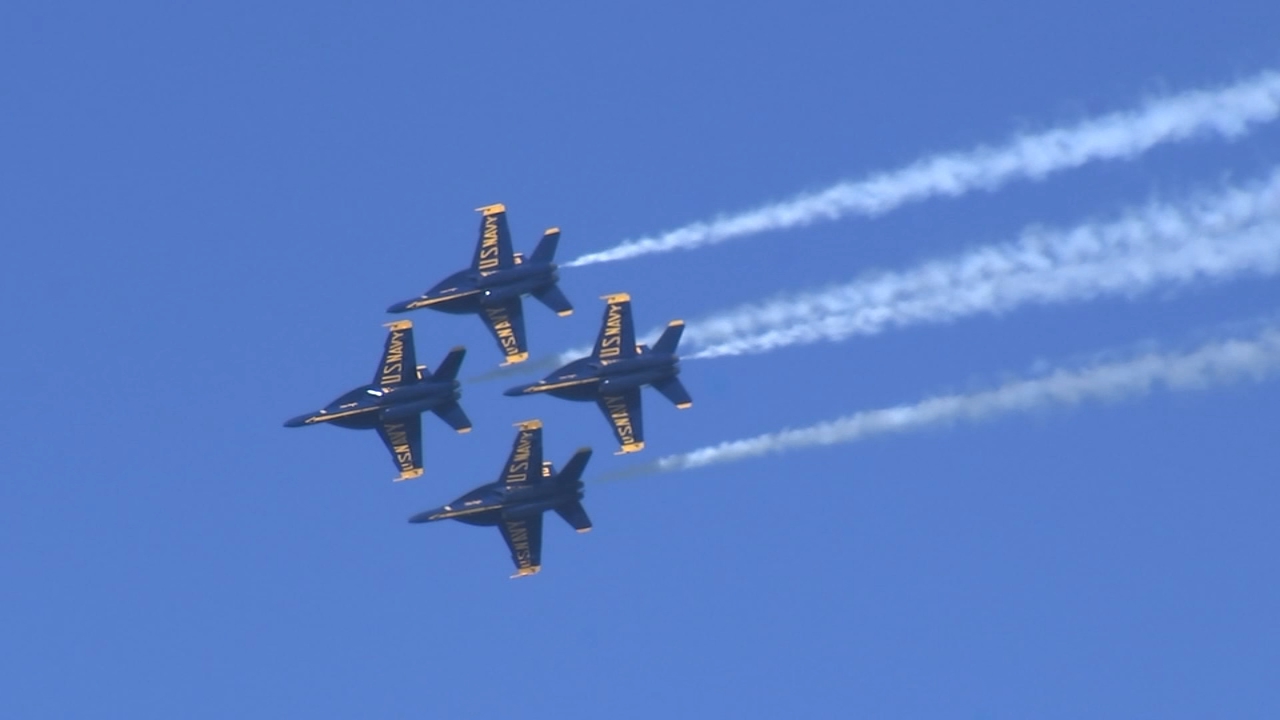 Blue Angels roar back over San Francisco Bay after Friday fog delay
— ABC 7 Bay Area, Sonoma Arts news