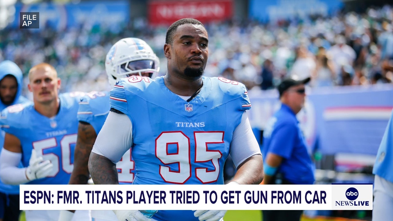 Jordan Elliott was released by Titans after pulling out gun in parking lot, coach Robert Saleh says
— ABC 7 Bay Area, Sonoma Sports news