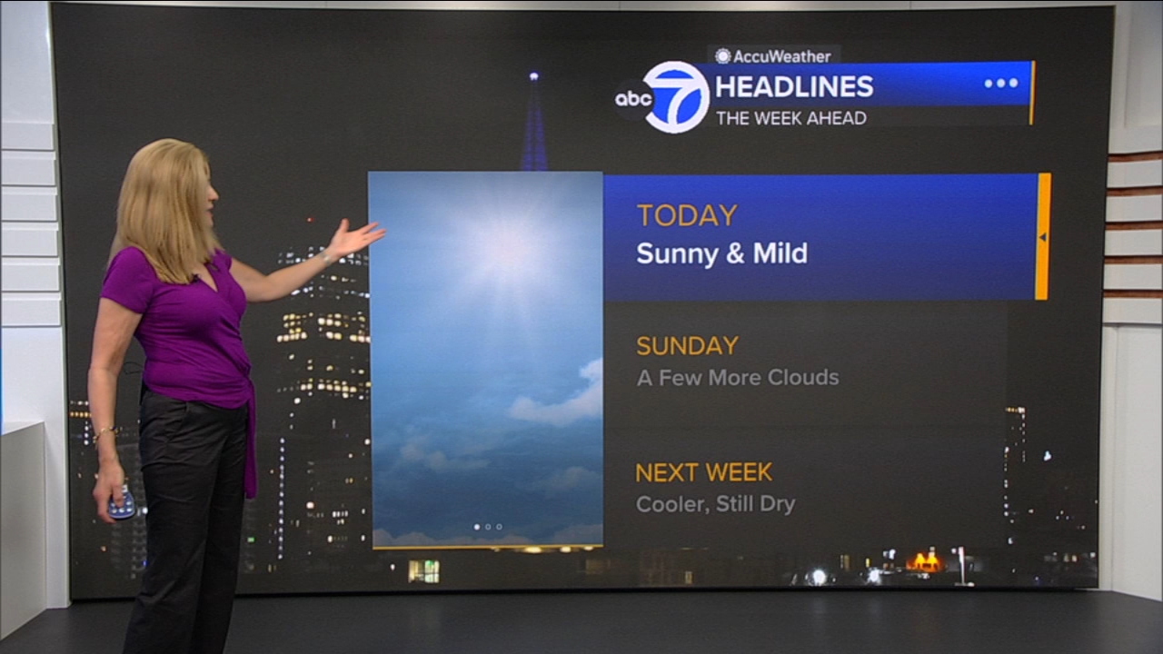 AccuWeather Forecast: Sunny and mild
— ABC 7 Bay Area, Sonoma Community news