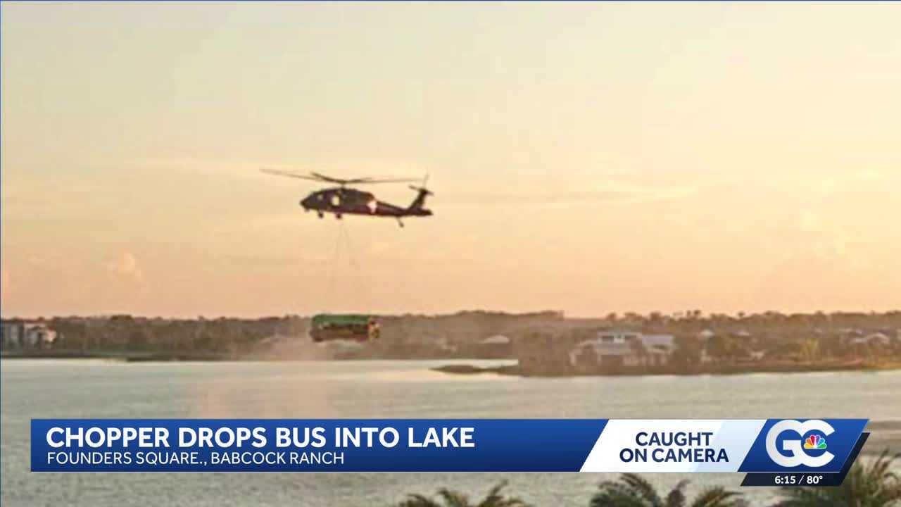 A Black Hawk carrying a school bus over Florida town had residents asking one question: Why? — WISN 12 Milwaukee, Sonoma Schools news