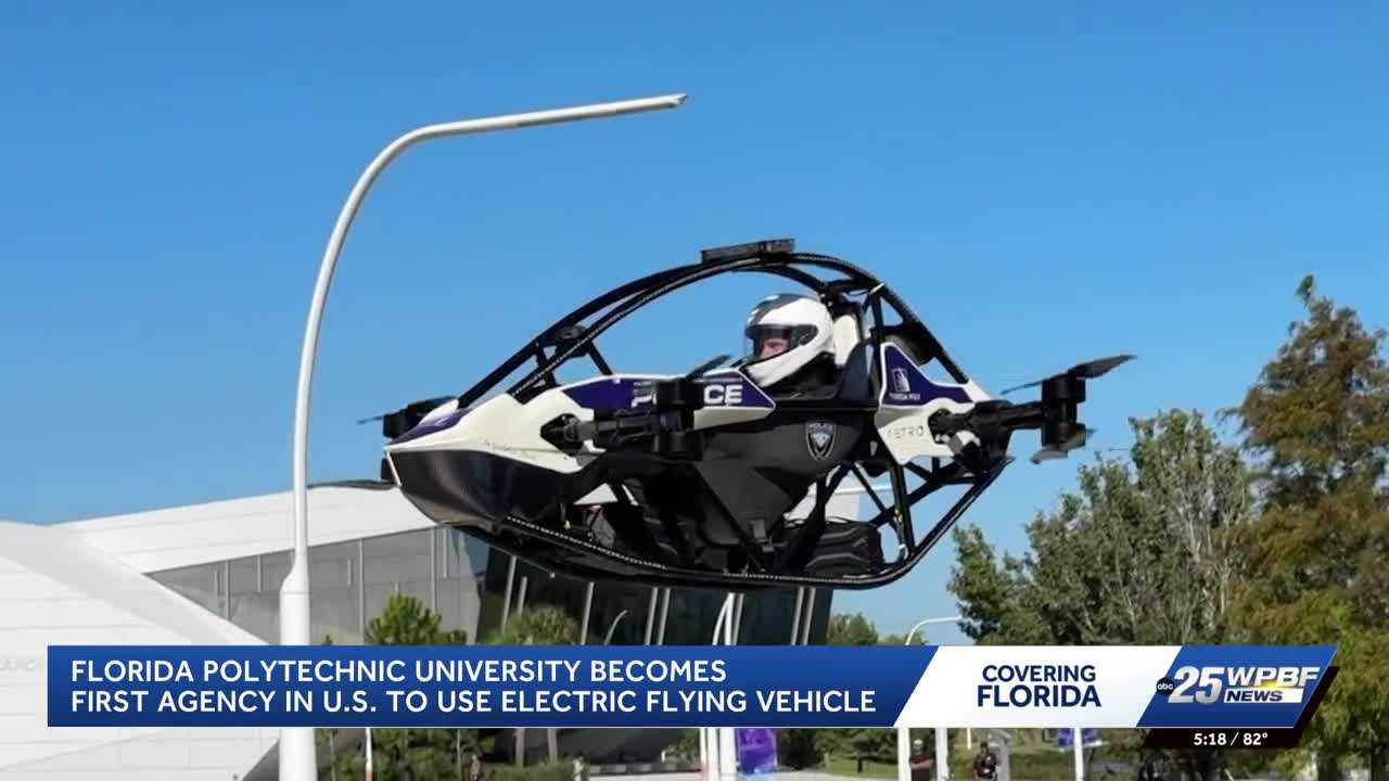Florida Polytechnic University develops electric flying vehicle for police emergencies — WPBF West Palm Beach, Sonoma Community news